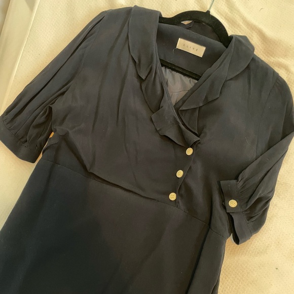 Olive Navy mini dress - Picture 1 of 3